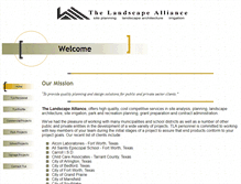 Tablet Screenshot of landscape-alliance.com